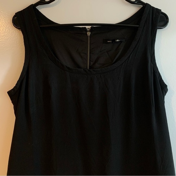 Nanette Lepore Black Silk Sequin Sleeveless Shift Mini Dress Size 8 - Picture 2 of 10